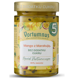 Vortumnus Sugar Free Mango & Passion Fruit 80% Fruit Preserves - 300g