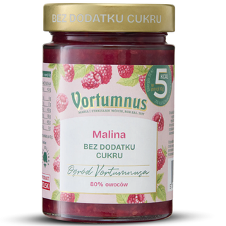 Vortumnus Sugar Free Raspberry 80% Fruit Preserves - 300g