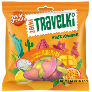 Wawel Travel Gummies Taste of America- 2.8 Oz. / 80g