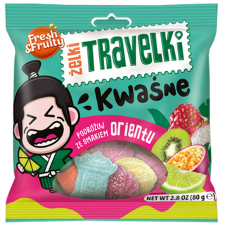 Wawel Travel Gummies Taste of Orient- 2.8 Oz. / 80g