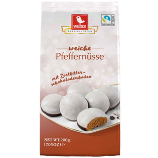 Weiss Schoko Pfeffernuesse Gingerbreads with Chocolate Base - 200 g