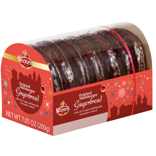 Wicklein Original Nuremberg Gingerbread Dark Chocolate Coated- 200g