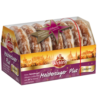 Wicklein Fine Nuremberg Gingerbread Cookies w/ Mulled Wine - 200g