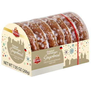 Wicklein Original Nuremberg Gingerbread Cookies Glazed - 200g
