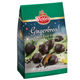 Wicklein Soft Gingerbread Citrus Fruit Filled w/ Dark Chocolate - 175g