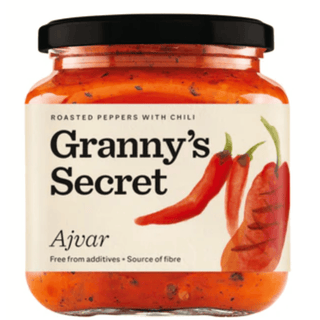 Granny's Secret Hot Ajvar - 550 g - Euro Food Mart