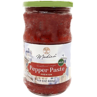 Medina Premium Pepper Paste Mild - 650 g / 1 Lb . 6 Oz. - Euro Food Mart
