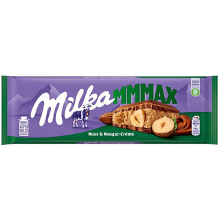 Milka Mmmax Nuts & Nougat Creme Chocolate -300 g - Euro Food Mart