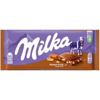 Milka Peanut Crispy Caramel Chocolate - 90 g - Euro Food Mart