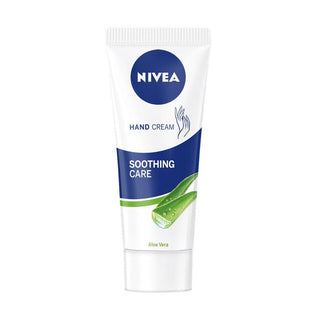 Nivea Hands & Nails Cream Soothing Care w/ Aloe Vera- 75 ml - Euro Food Mart