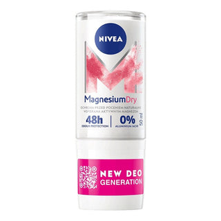 Nivea Roll-On Deodorant Magnesium Dry Pink -50 ml - Euro Food Mart