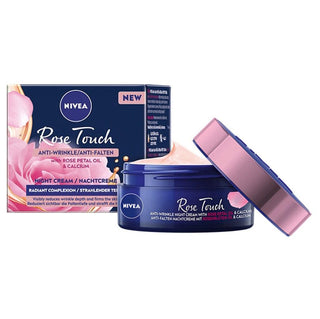 Nivea Rose Touch Anti- Wrinkle Night Cream -50 ml - Euro Food Mart