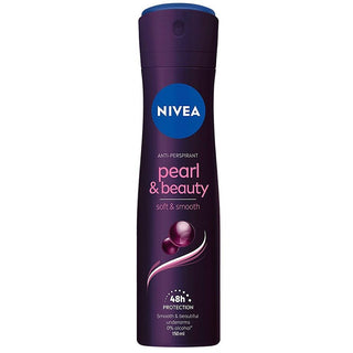Nivea Spray Deodorant Pearl Beauty Black Pearl - 150 ml - Euro Food Mart