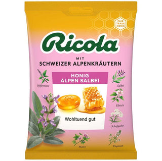 Ricola Honig Alpen Salbei ( Honey Alpine Sage ) Bag - 75 g - Euro Food Mart