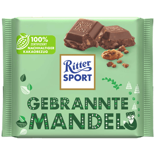 Ritter Sport Winter Creation Roasted Almonds Chocolate 100 g - Euro Food Mart