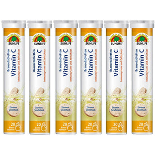 Sunlife Vitamin C Effervescent Tablets- PACK OF 6 - Euro Food Mart