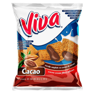 Viva Cocoa Cream Filled Pillows ( Pernite Cu Crema Cacao ) - 200 g - Euro Food Mart