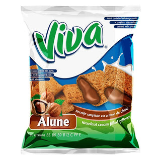 Viva Hazelnut Filled Pillows ( Pernite Cu Crema Alune ) - 200 g - Euro Food Mart