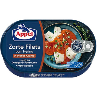 Appel Herring Fillets in Pepper Creme -200g - Euro Food Mart