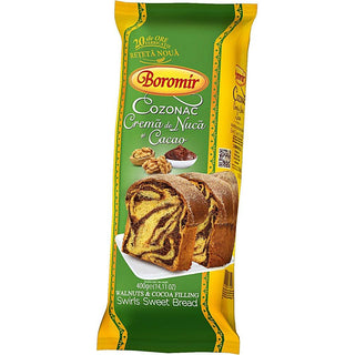 Boromir Cozonac Walnuts & Cocoa - 450 g - Euro Food Mart