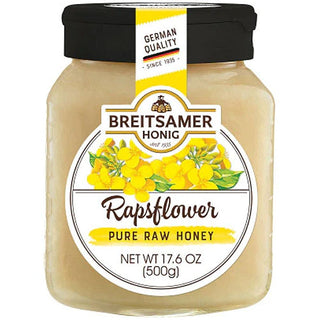 Breitsamer Creamy Rapsflower Pure Raw Honey - 500 g / 17.6 oz - Euro Food Mart