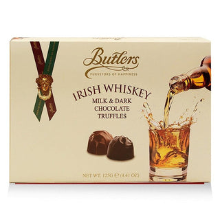 Butlers Irish Whiskey Milk & Dark Chocolate Truffles Gift Box - 4.41 oz / 125 g - Euro Food Mart