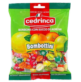 Cedrinca Bombottini Fruit Flavored Hard Candy - 5.25 oz / 150 g - Euro Food Mart