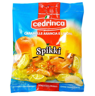 Cedrinca Spikki Orange & Lemon Hard Candy - 5.25 oz / 150 g - Euro Food Mart