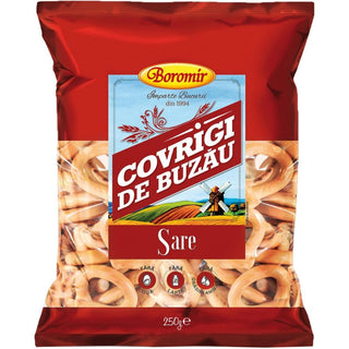 Covrigi de Buzau with Salt (Hard Pretzels with Salt )- 250 g - Euro Food Mart