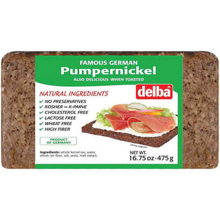 Delba Pumpernickel Bread- 475 g / 16.75 oz - Euro Food Mart