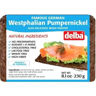 Delba Westphalian Pumpernickel Bread - 230 g / 8.1 oz - Euro Food Mart