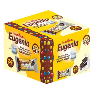 Eugenia Cookies Black & White - Box of 24 pcs - Euro Food Mart