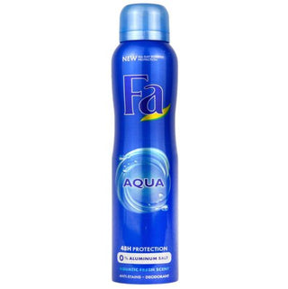 Fa Aqua ( 0% Aluminium Salts ) Aquatic Fresh Scent Spray Deodorant- 150 ml - Euro Food Mart