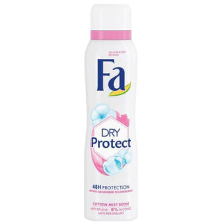 Fa Dry Protect ( 0 % Alcohol ) Anti- Transpirant Spray Deodorant- 150 ml - Euro Food Mart