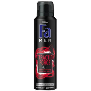 Fa Men Attraction Force ( 0% Aluminium Salts ) Spray Deodorant- 150 ml - Euro Food Mart