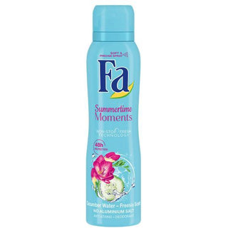 Fa Summertime Moments ( 0% Aluminium Salts ) Spray Deodorant- 150 ml - Euro Food Mart