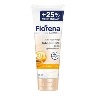 Florena Anti-Aging Hand Creme with Q10 and Apricot Seed Oil - 125 ml - Euro Food Mart