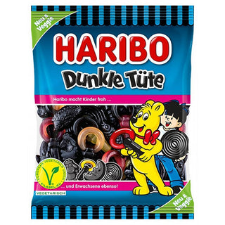 Haribo Dunkle Tute ( Dark Bag ) - 175 g - Euro Food Mart