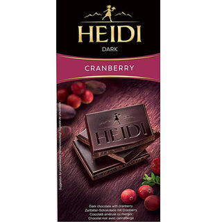 Heidi Dark Collection Cranberry Chocolate - 80 g - Euro Food Mart