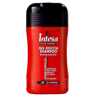 Intesa Pour Homme Shower Shampoo Gel with Ginseng - 250 ml - Euro Food Mart