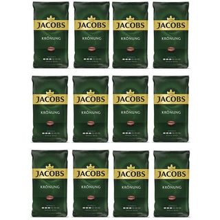 Jacobs Kroenung Whole Beans Coffee - CASE of 12 X 500 g - Euro Food Mart