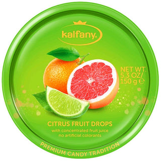 Kalfany Citrus Fruit Drops Bonbons - 150 g - Euro Food Mart