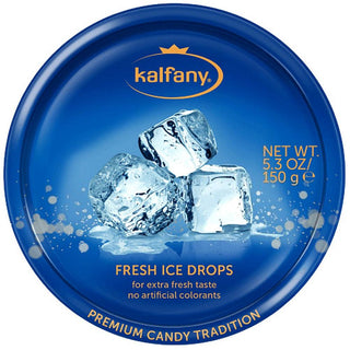 Kalfany Fresh Ice Drops ( Eiswurfel ) Bonbons - 150 g - Euro Food Mart