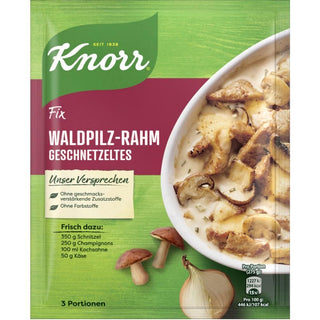 Knorr Fix Waldpilz Rahm Geschnetzeltes