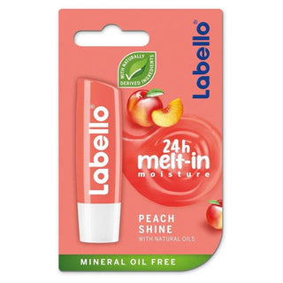 Labello Peach Shine Lip Balm - 4.8 g - Euro Food Mart