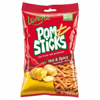 Lorenz Hot & Spicy Pomsticks - 100g - Euro Food Mart