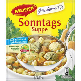 Maggi G.A. Sonntags Soup ( Noodle Soup w/ Dumplings ) - Euro Food Mart