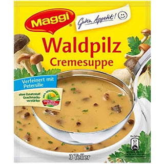 Maggi G.A. Waldpilz Cremesuppe (Wild Mushrooms Creme Soup) - Euro Food Mart