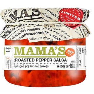 Mama's Roasted Pepper Salsa Hot- 10 oz /284 g - Euro Food Mart