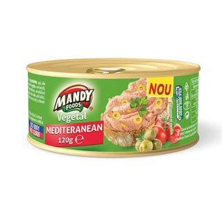 Mandy Vegetable Pate Mediterranean ( Pateu Vegetal Mediteranean )-120 g - Euro Food Mart